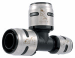 SHARKBITE/CASH ACME PEX Evopex Push To Connect Pipe Tee, 3/4 x 1/2 x 3/4 In. PLUMBING, HEATING & VENTILATION SHARKBITE/CASH ACME