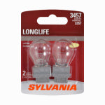 OSRAM SYLVANIA INC 3457 Long Life Miniature Clear Bulb, 3457LL BP2, 2-Pk. AUTOMOTIVE OSRAM SYLVANIA INC