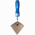 ADVANCE EQUIPMENT MFG CO Cool Grip Drywall Knife, Pie-Shaped, 3.5 In. Steel Blade BUILDING MATERIALS ADVANCE EQUIPMENT MFG CO