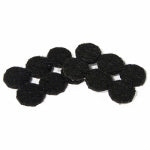RICHELIEU AMERICA LTD Furniture Pads, Self-Adhesive, Black Felt, Round, 3/4-In., 24-Pk. HARDWARE & FARM SUPPLIES RICHELIEU AMERICA LTD