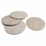RICHELIEU AMERICA LTD Furniture Pads, Self-Adhesive, Tan Felt, Round, 3-In., 4-Pk. HARDWARE & FARM SUPPLIES RICHELIEU AMERICA LTD