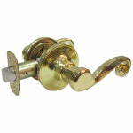 TAIWAN FU HSING INDUSTRIAL CO Hall/Closet Reversible Scroll Lever Passage Lockset, Polished Brass HARDWARE & FARM SUPPLIES TAIWAN FU HSING INDUSTRIAL CO