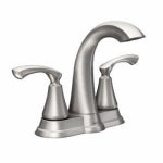 MOEN INC Tiffin High-Arc 2-Handle Lavatory Faucet, Brushed Nickel PLUMBING, HEATING & VENTILATION MOEN INC