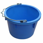QINGDAO HUATIAN HAND TRUCK Utility Bucket, Baby Blue Resin, 8-Qts.