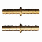 MILTON INDUSTRIES Hose Mender Compressor Fitting, Brass, 1/4 In. ID, 2-Pk. TOOLS MILTON INDUSTRIES