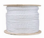 RICHELIEU AMERICA LTD. Rope, Twisted Cotton, Natural, 3/8 In. x 300 Ft.