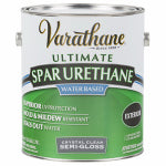VARATHANE Rust-Oleum 250131 Urethane Paint, Semi-Gloss, Liquid, Crystal Clear, 1 gal, Can PAINT VARATHANE