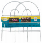 PANACEA PRODUCTS CORP-IMPORT White Round-Top Garden Fence, 18-In. x 8-Ft.