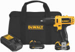 BLACK & DECKER/DEWALT 12-Volt Compact Cordless Drill / Driver Kit, 3/8-In., 2 Lithium-Ion Batteries TOOLS BLACK & DECKER/DEWALT