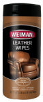 WEIMAN PRODUCTS LLC Leather Wipes, 30-Ct.
