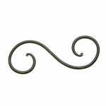 PANACEA PRODUCTS Plant Hook, "S", Black, 6-In. LAWN & GARDEN PANACEA PRODUCTS