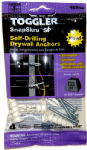 MECHANICAL PLASTICS CORP SnapSkru Self-Drilling Drywall Anchors, With Screw, 3/8-5/8-In., 4-Pk.