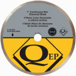 ROBERTS/Q.E.P. CO., INC. Continuous Rim Premium Blade, 7 In. TOOLS ROBERTS/Q.E.P. CO., INC.