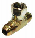 MI CONVEYANCE SOLUTIONS T Fitting Swivel Hydraulic Adapter, 1/2-In. Male JIC x 1/2-In Female JIC HARDWARE & FARM SUPPLIES MI CONVEYANCE SOLUTIONS