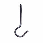 PANACEA PRODUCTS Ceiling Plant Hook, Black, 2.6 x .7 In., 5-Pk. HARDWARE & FARM SUPPLIES PANACEA PRODUCTS