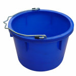QINGDAO HUATIAN HAND TRUCK Utility Bucket, Blue Resin, 8-Qts.