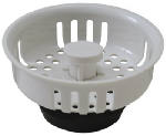 PLUMB SHOP DIV BRASSCRAFT Basket Sink Strainer, 3.5-In. PLUMBING, HEATING & VENTILATION PLUMB SHOP DIV BRASSCRAFT