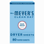 LIFESTYLE BRANDS Dryer Sheets, Rain Water Scent, 80-Count