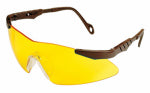 ALLEN COMPANY Reaction Shooting Glasses, Yellow Lens/Gray Frame