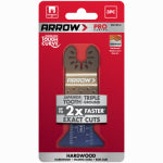 ARROW FASTENER CO Ground Tooth Power Hardwood Oscillating Tool Blade, 1-3/4-In., 3-Pk. TOOLS ARROW FASTENER CO