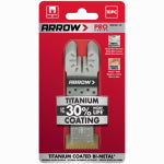 ARROW FASTENER CO Titanium Plunge Cut Metal Oscillating Tool Blade, 1-1/4-In., 10-Pk. TOOLS ARROW FASTENER CO