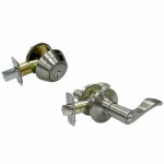 TAIWAN FU HSING INDUSTRIAL CO Naples Entry Lever Combo Lock Pack, Satin Nickel HARDWARE & FARM SUPPLIES TAIWAN FU HSING INDUSTRIAL CO