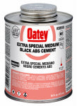 OATEY COMPANY Black ABS Pipe Cement, 16 oz.
