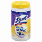 RECKITT BENCKISER Dual-Action Wipes, 75-Ct.