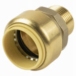 B&K LLC Push On Pipe Adapter, 3/4 x 1 In. Copper x Male