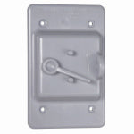 RACO INCORPORATED Locking Switch Cover, Non-Metallic, Gray ELECTRICAL RACO INCORPORATED
