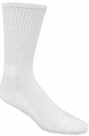 WIGWAM MILLS INC Athletic Socks, Crew, White, Men's XL, 3-Pk.