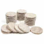 RICHELIEU AMERICA LTD Furniture Pads, Self-Adhesive, Tan Felt, Round, 1.5-In., 24-Pk. HARDWARE & FARM SUPPLIES RICHELIEU AMERICA LTD