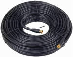 JEM ACCESSORIES, INC. RG6 Coaxial Cable, Black, 100 Ft. ELECTRICAL JEM ACCESSORIES, INC.