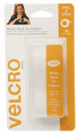 VELCRO USA INC CONSUMER PDTS Sticky Back Tape, White, 3/4 x 24 In.