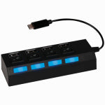 AUDIOVOX USB to 4-Port USB Hub