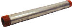 B&K LLC Galvanized Steel Pipe, 1 x 18 In.