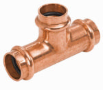 NIBCO INC 1 x 3/4 x 3/4 In. Press Copper Pipe Tee PLUMBING, HEATING & VENTILATION NIBCO INC