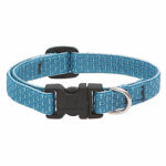 LUPINE INC Eco Dog Collar, Adjustable, Tropical Sea, 1/2 x 10 to 16-In. PET & WILDLIFE SUPPLIES LUPINE INC