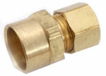 ANDERSON METALS CORP Pipe Fitting, Adapter, Lead Free Brass, 3/8 Compression x 5/8 In. Copper x Copper PLUMBING, HEATING & VENTILATION ANDERSON METALS CORP