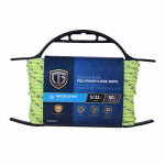 RICHELIEU AMERICA LTD. Polypropylene Rope, Reflective Lime, 5/32 In. x 50 Ft. HARDWARE & FARM SUPPLIES RICHELIEU AMERICA LTD.