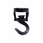 PANACEA PRODUCTS Ceiling Plant Hook, Swivel, Black HARDWARE & FARM SUPPLIES PANACEA PRODUCTS