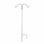 PANACEA PRODUCTS CORP-IMPORT Shepherd's Hook, Double, Black Steel, 64-In.