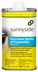 SUNNYSIDE CORPORATION Pure Gum Spirits Turpentine, 1-Pt.