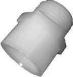 ANDERSON METALS CORP Nylon Pipe Adapter Fitting, 3/4 MGH x 3/4 In. FPT PLUMBING, HEATING & VENTILATION ANDERSON METALS CORP