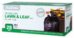 BERRY GLOBAL Lawn & Leaf Trash Bags, 28-Ct., 39-Gals.