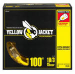 SOUTHWIRE/COLEMAN CABLE Yellow Jacket Extension Cord, 15A 10-Gauge, 100 Ft. ELECTRICAL SOUTHWIRE/COLEMAN CABLE
