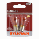 OSRAM SYLVANIA INC 2057 Long Life Miniature Bulbs, Clear, 2-Pk. AUTOMOTIVE OSRAM SYLVANIA INC