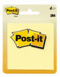 3M COMPANY Note Pads, Yellow, 4-Pk.