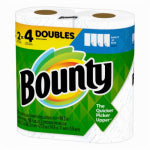 PROCTER & GAMBLE Select-A-Size Paper Towels, White, 2 Double Rolls