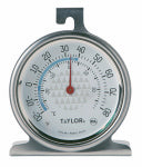 TAYLOR PRECISION PRODUCTS TruTemp Freezer/Refrigerator Thermometer, Stainless Steel